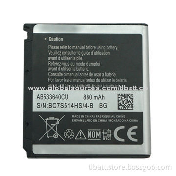 Hot selling phone battery for Samsung F338